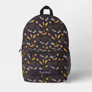 Blumenmotdrucktasche Bedruckter Rucksack