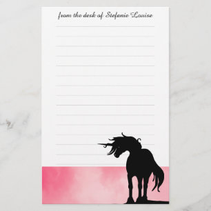Blumenmousine (misty pink) Stationery Briefpapier