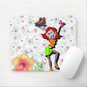 Blumenmousse Pad Skaten! Mousepad
