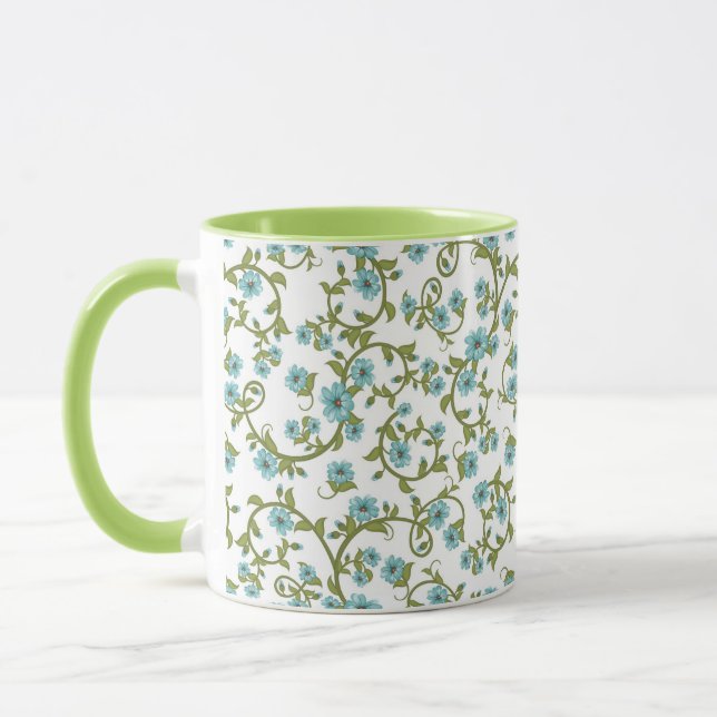 Blumenmuster 12 tasse (Links)