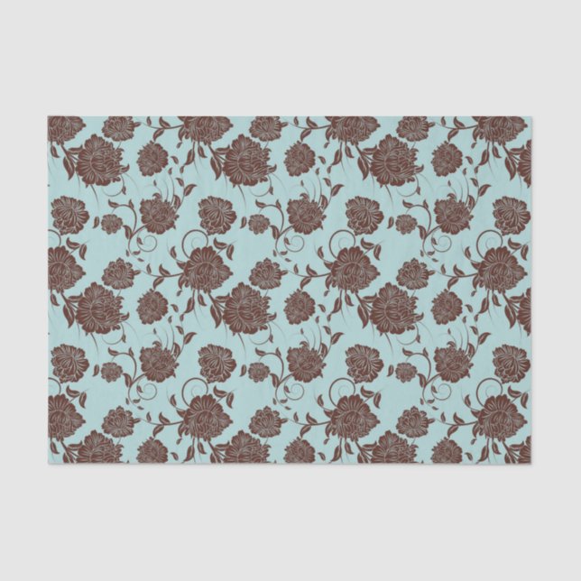 Blumenmuster 13 seidenpapier (Vorderseite)