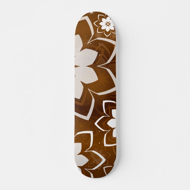 Blumenmuster 13 skateboard (Vorne)