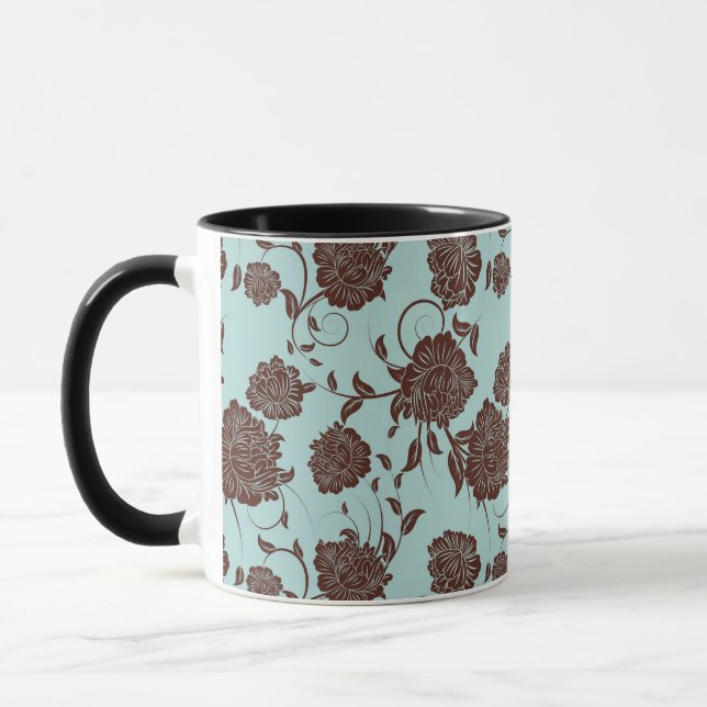 Blumenmuster 13 tasse (Links)