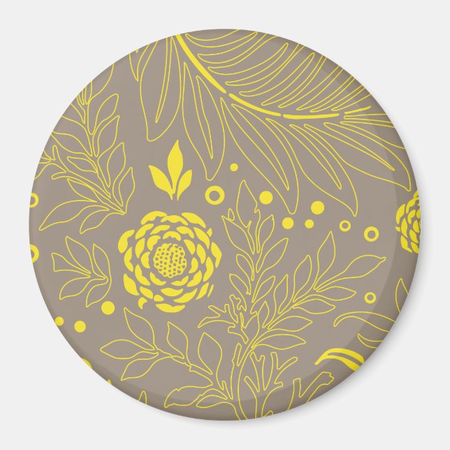 Blumenmuster 18 magnet (Vorne)