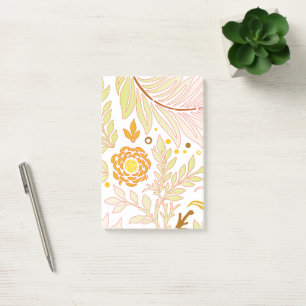 Blumenmuster 19 post-it klebezettel