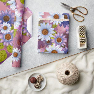 Blumenmuster 1 geschenkpapier