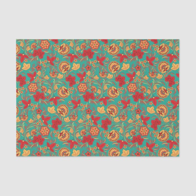 Blumenmuster 2 seidenpapier (Vorderseite)