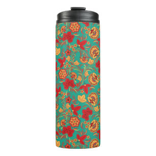 Blumenmuster 2 thermosbecher