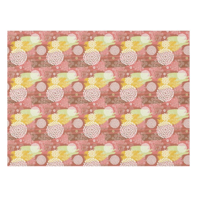 Blumenmuster 2 tischdecke (Vorderseite (Horizontal))