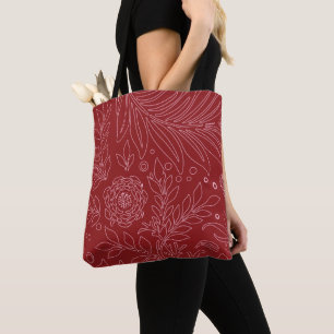 Blumenmuster 30 tasche