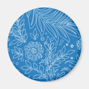 Blumenmuster 32 magnet
