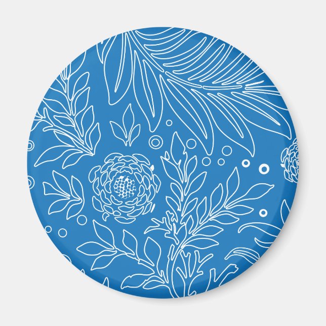 Blumenmuster 32 magnet (Vorne)
