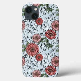 Blumenmuster 3 Case-Mate iPhone hülle