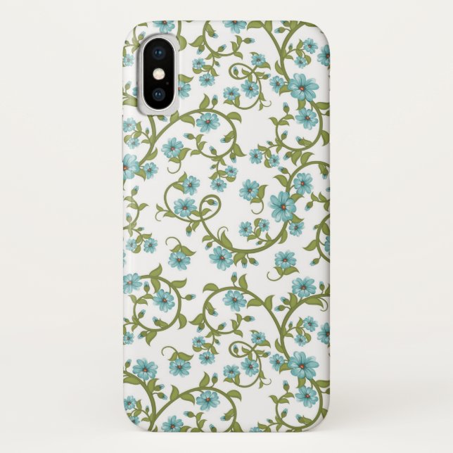 Blumenmuster 3 Case-Mate iPhone hülle (Rückseite)