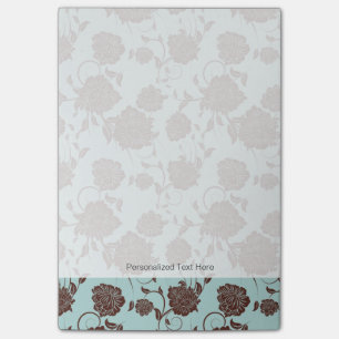 Blumenmuster 3 post-it klebezettel