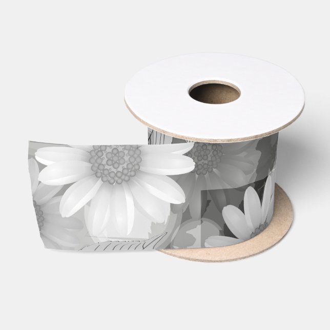 Blumenmuster 3 satinband (Spule)