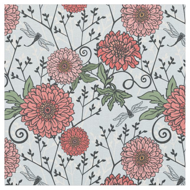 Blumenmuster 3 stoff (Nahaufnahme)