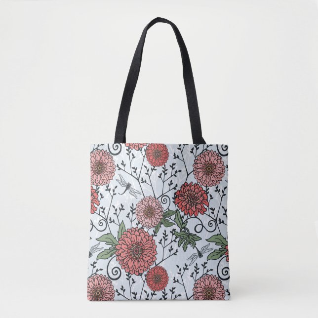 Blumenmuster 3 tasche (Vorderseite)