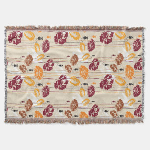 Blumenmuster 4 der abstrakten Eleganz Decke