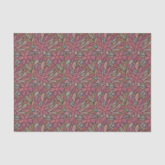 Blumenmuster 4 seidenpapier (Vorderseite)