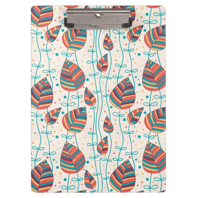 Blumenmuster 5 2 klemmbrett (Vorderseite)