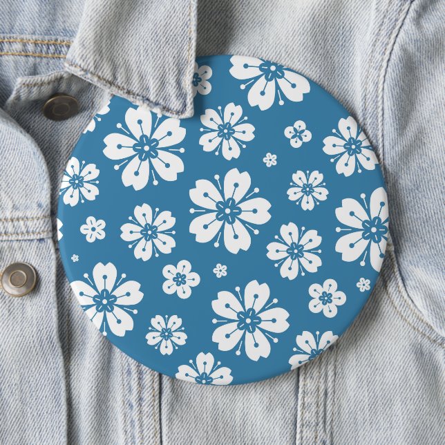 Blumenmuster 5 button (Beispiel)