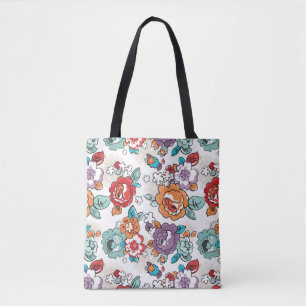 Blumenmuster 5 der abstrakten Eleganz Tasche