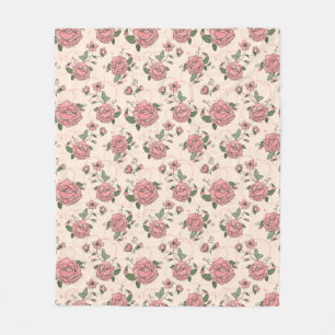 Blumenmuster 5 fleecedecke