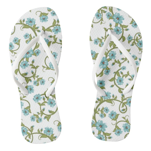 Blumenmuster 5 flip flops (Fußbett)