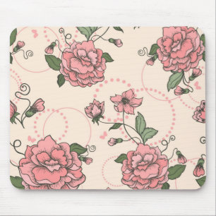 Blumenmuster 5 mousepad
