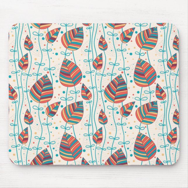 Blumenmuster 5 mousepad (Vorne)