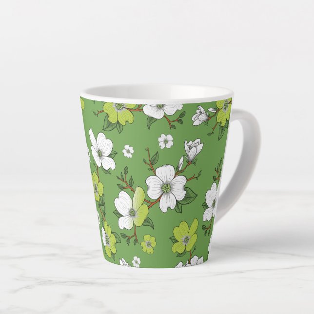 Blumenmuster 6 milchtasse (Rechte Ecke)