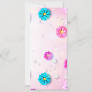 Blumenmuster 7 magneteinladung