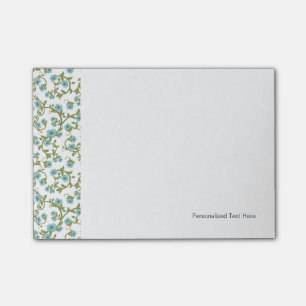 Blumenmuster 8 post-it klebezettel
