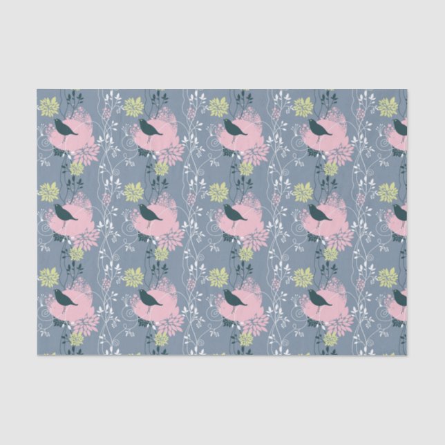 Blumenmuster 9 seidenpapier (Vorderseite)