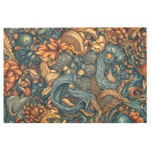 Blumenmuster Art Print - Naturdekor