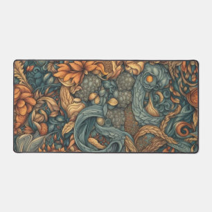 Blumenmuster Art Print - Naturdekor Schreibtischunterlage