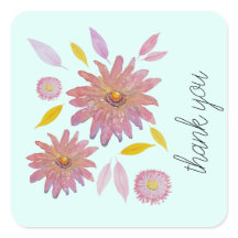 Blumenmuster auf Minze