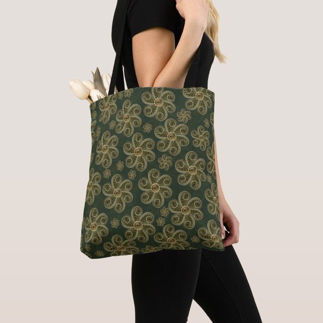 Blumenmuster aus Papierrollen im Waldstil Tasche (Von Creator hochgeladen)