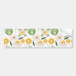 Blumenmuster Autoaufkleber