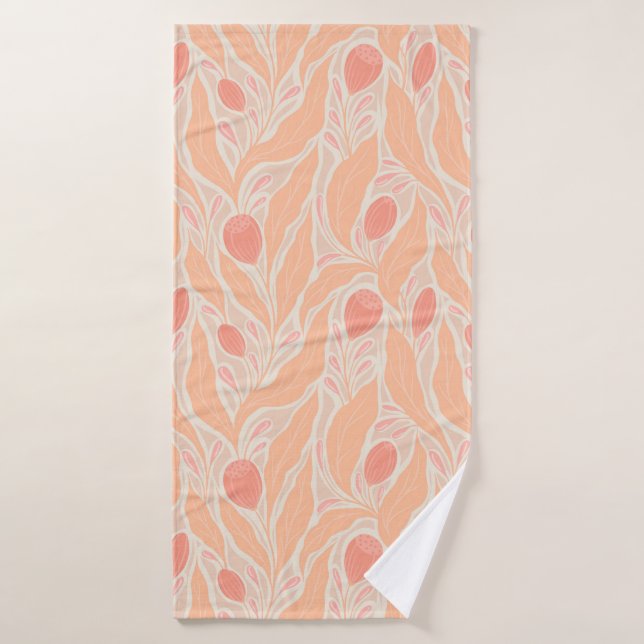 Blumenmuster Badehandtuch (Badehandtuch)