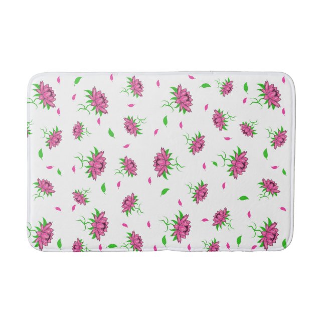 Blumenmuster Badematte (Vorderseite)