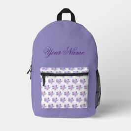 Blumenmuster Bedruckter Rucksack