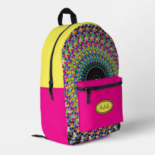 Blumenmuster Bedruckter Rucksack