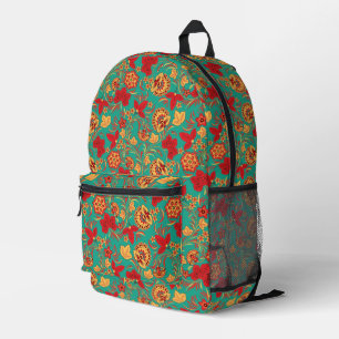 Blumenmuster Bedruckter Rucksack