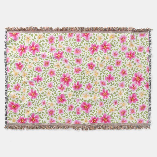 Blumenmuster-Blume Decke (Vorderseite)