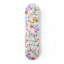 Blumenmuster Blume Girls Skateboard
