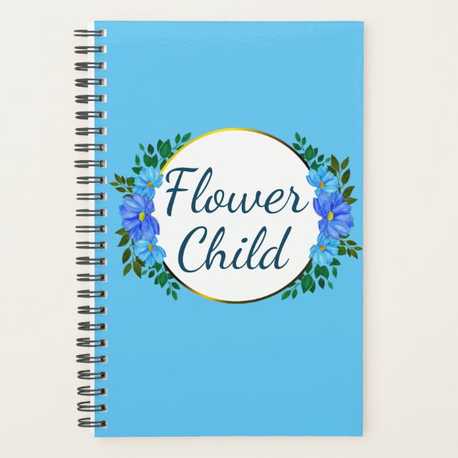 Blumenmuster "Blume Kind" Planer (Vorderseite)