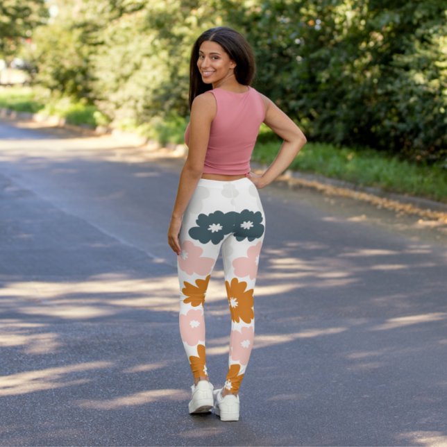 Blumenmuster-Blume Leggings (Nature Cute Flowers Pattern Floral)