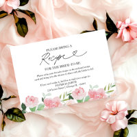 Blumenmuster-Brautparty-Anfrage